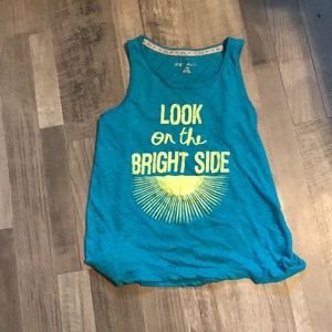 Xhilaration graphic tank top.